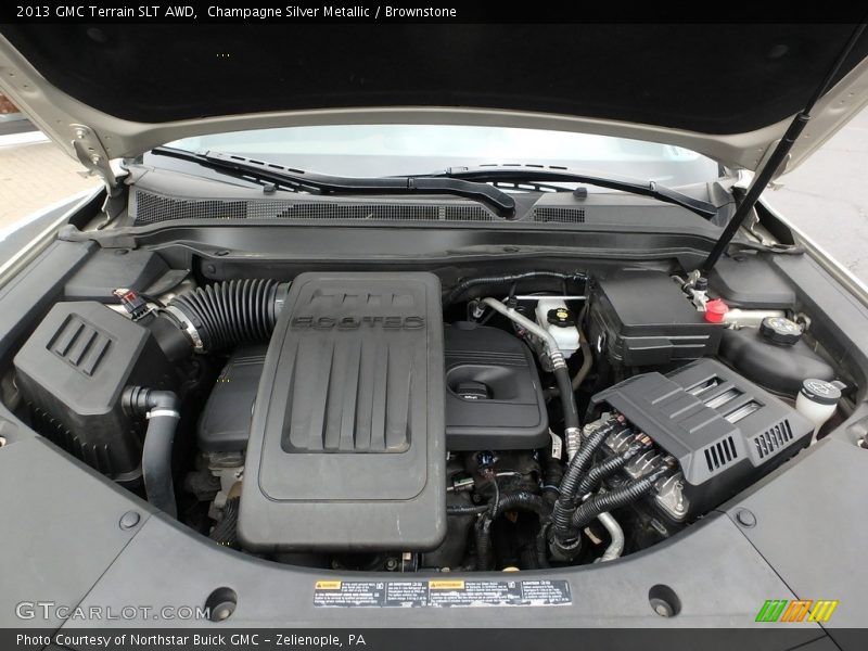 Champagne Silver Metallic / Brownstone 2013 GMC Terrain SLT AWD