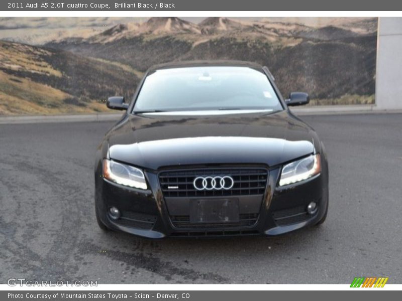 Brilliant Black / Black 2011 Audi A5 2.0T quattro Coupe