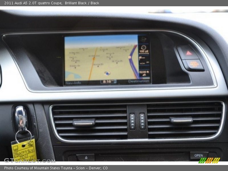 Brilliant Black / Black 2011 Audi A5 2.0T quattro Coupe