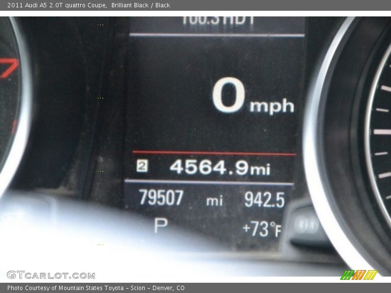 Brilliant Black / Black 2011 Audi A5 2.0T quattro Coupe