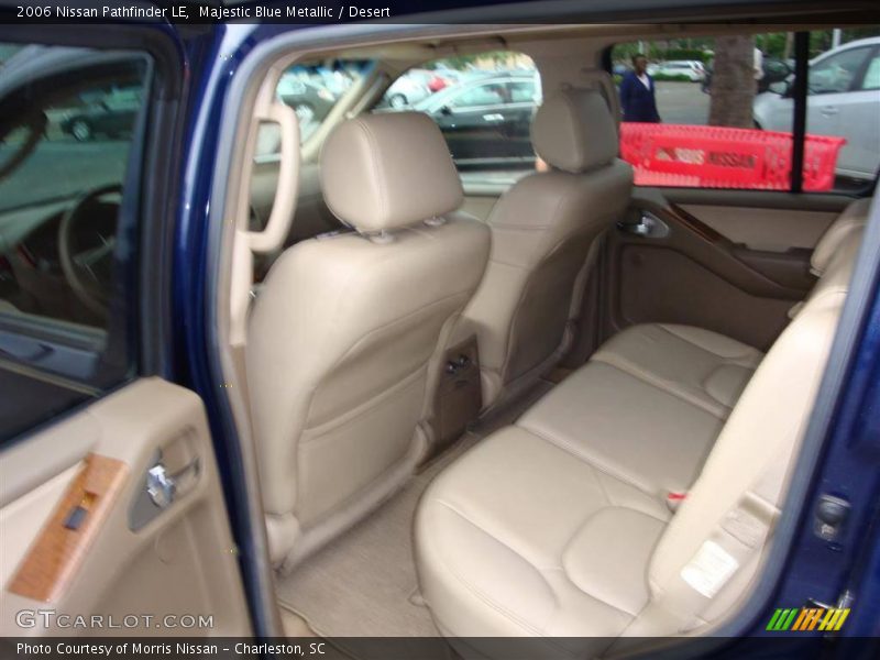 Majestic Blue Metallic / Desert 2006 Nissan Pathfinder LE