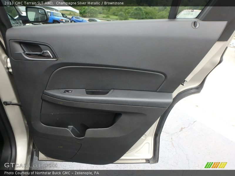 Champagne Silver Metallic / Brownstone 2013 GMC Terrain SLT AWD