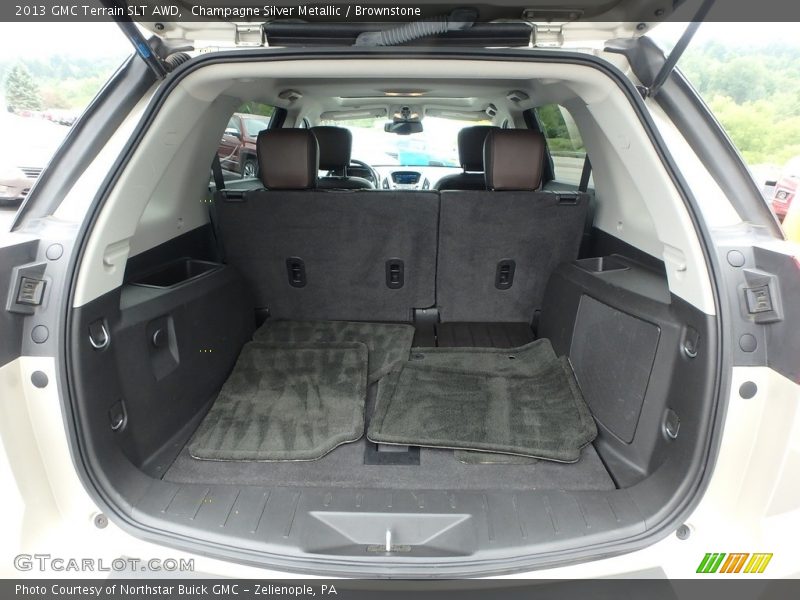 Champagne Silver Metallic / Brownstone 2013 GMC Terrain SLT AWD