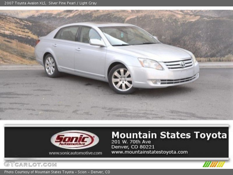 Silver Pine Pearl / Light Gray 2007 Toyota Avalon XLS