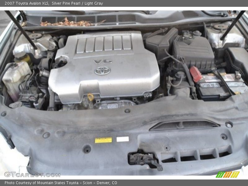Silver Pine Pearl / Light Gray 2007 Toyota Avalon XLS