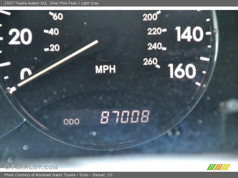 Silver Pine Pearl / Light Gray 2007 Toyota Avalon XLS