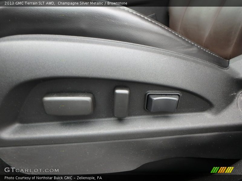 Champagne Silver Metallic / Brownstone 2013 GMC Terrain SLT AWD