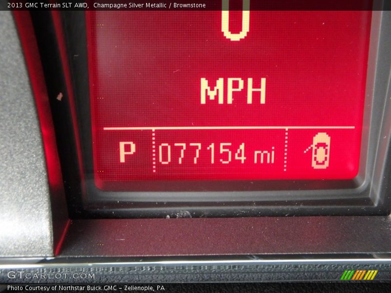 Champagne Silver Metallic / Brownstone 2013 GMC Terrain SLT AWD