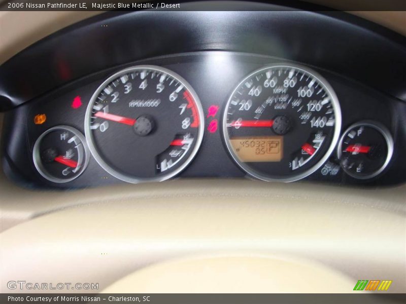 Majestic Blue Metallic / Desert 2006 Nissan Pathfinder LE