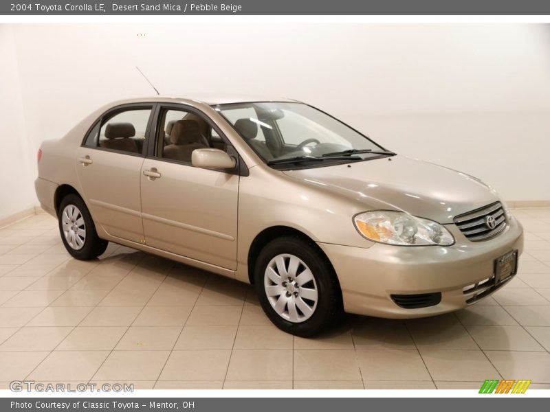 Desert Sand Mica / Pebble Beige 2004 Toyota Corolla LE
