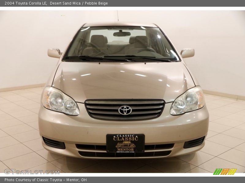 Desert Sand Mica / Pebble Beige 2004 Toyota Corolla LE