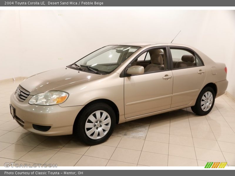 Desert Sand Mica / Pebble Beige 2004 Toyota Corolla LE