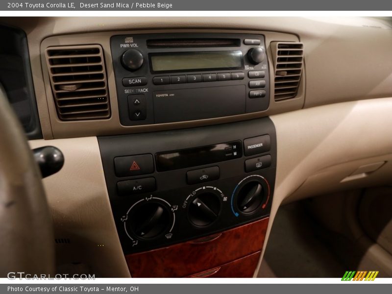 Desert Sand Mica / Pebble Beige 2004 Toyota Corolla LE