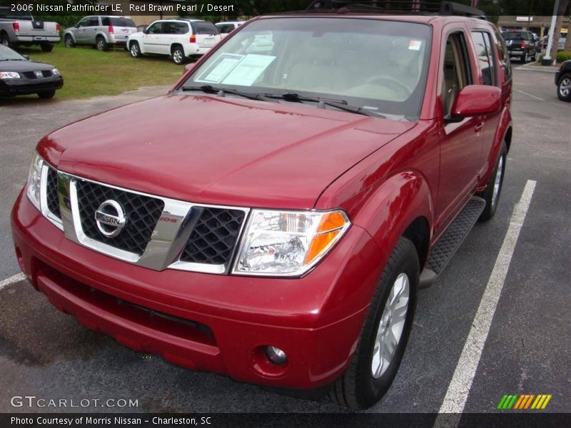 Red Brawn Pearl / Desert 2006 Nissan Pathfinder LE