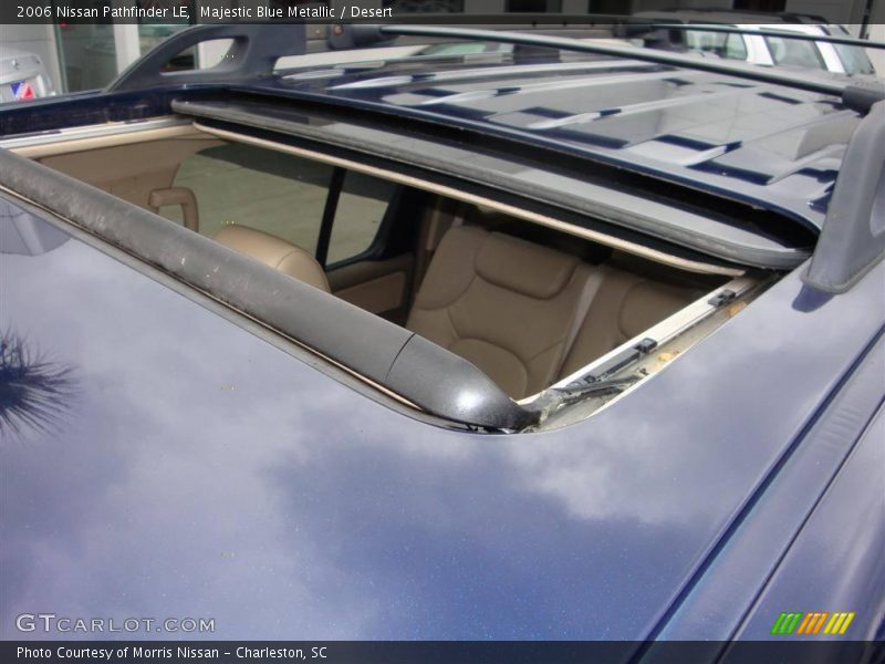 Majestic Blue Metallic / Desert 2006 Nissan Pathfinder LE