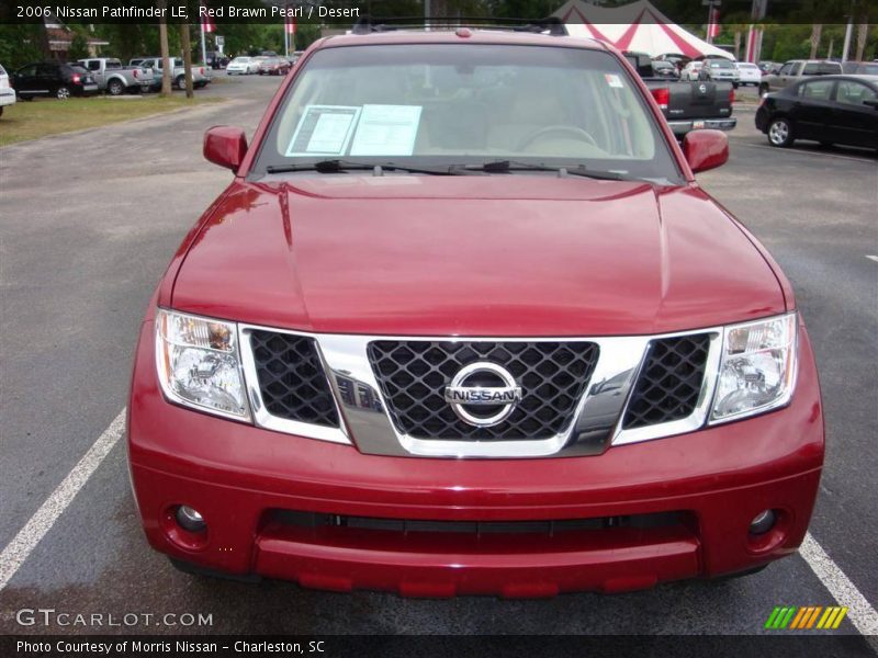 Red Brawn Pearl / Desert 2006 Nissan Pathfinder LE