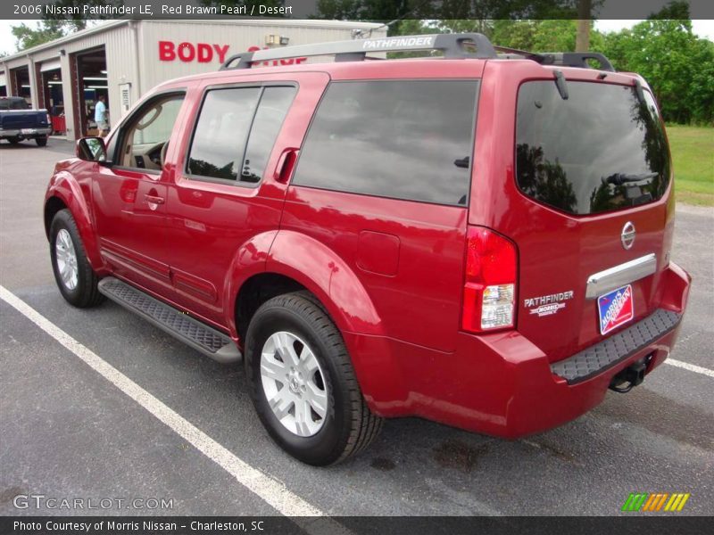 Red Brawn Pearl / Desert 2006 Nissan Pathfinder LE
