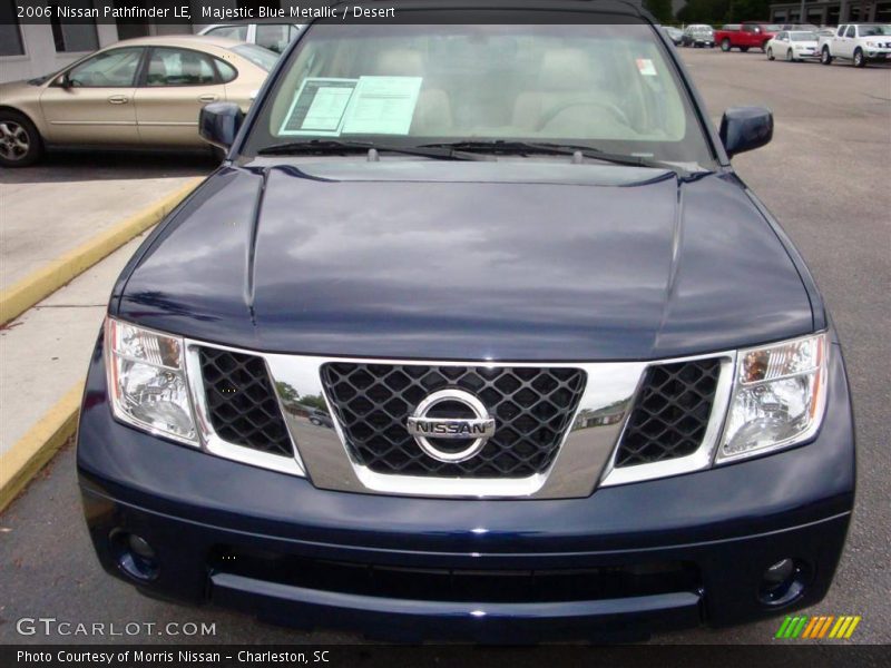 Majestic Blue Metallic / Desert 2006 Nissan Pathfinder LE