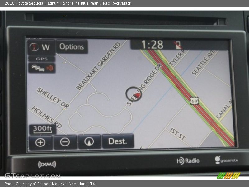 Navigation of 2018 Sequoia Platinum