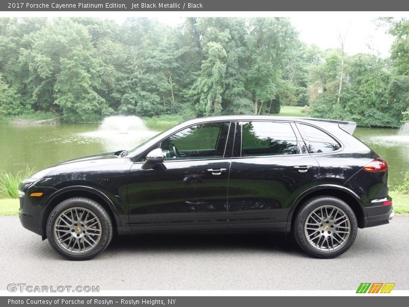 Jet Black Metallic / Black 2017 Porsche Cayenne Platinum Edition