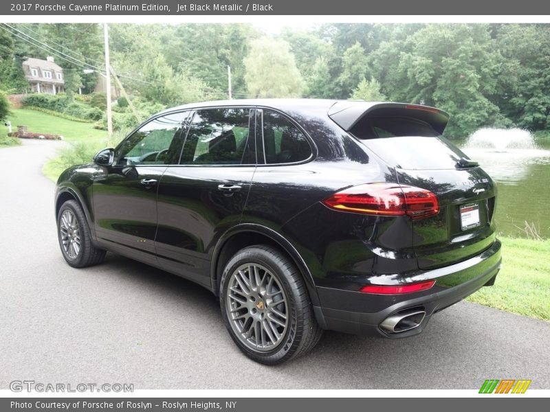 Jet Black Metallic / Black 2017 Porsche Cayenne Platinum Edition