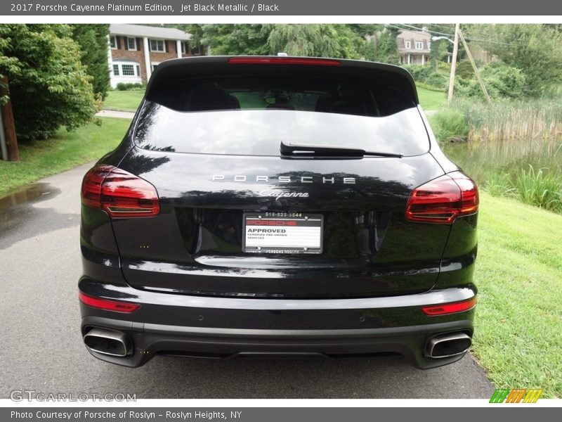 Jet Black Metallic / Black 2017 Porsche Cayenne Platinum Edition