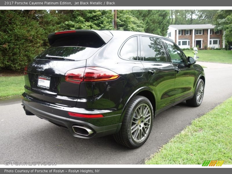 Jet Black Metallic / Black 2017 Porsche Cayenne Platinum Edition