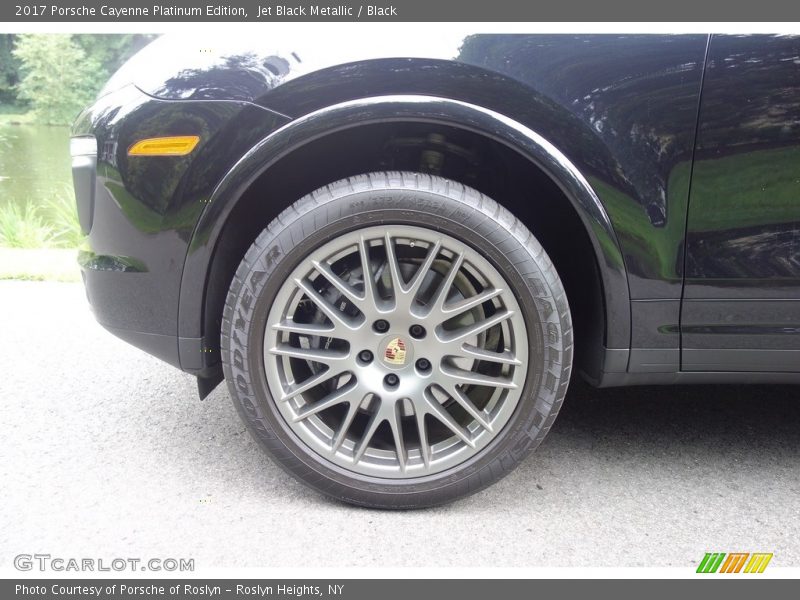 Jet Black Metallic / Black 2017 Porsche Cayenne Platinum Edition