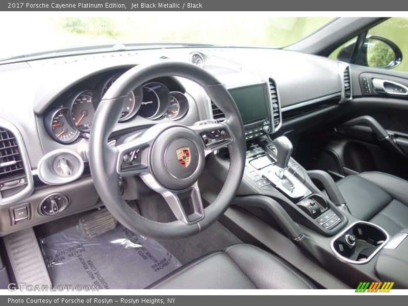 Jet Black Metallic / Black 2017 Porsche Cayenne Platinum Edition