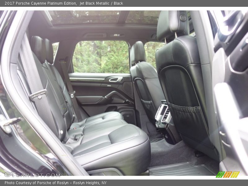 Jet Black Metallic / Black 2017 Porsche Cayenne Platinum Edition