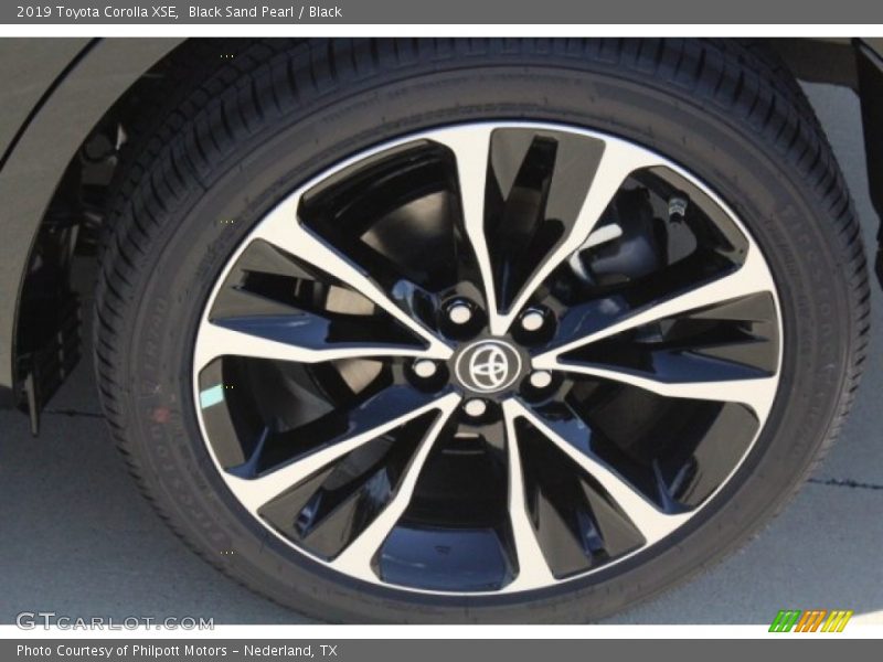 Black Sand Pearl / Black 2019 Toyota Corolla XSE