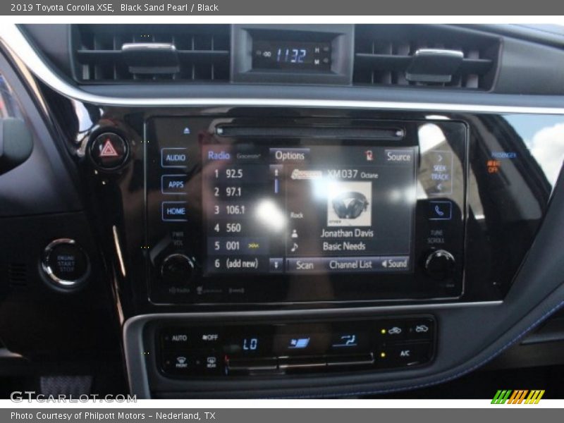 Black Sand Pearl / Black 2019 Toyota Corolla XSE