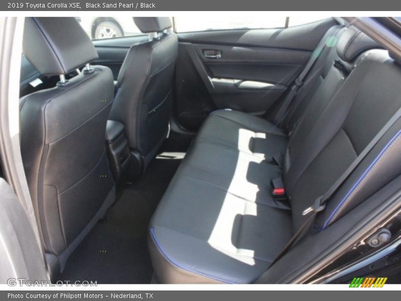Black Sand Pearl / Black 2019 Toyota Corolla XSE