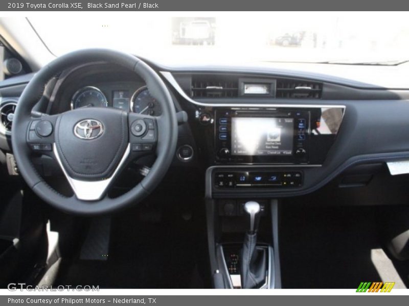 Black Sand Pearl / Black 2019 Toyota Corolla XSE
