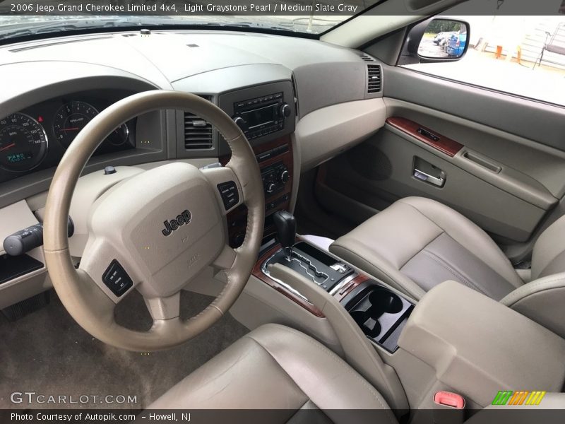 Light Graystone Pearl / Medium Slate Gray 2006 Jeep Grand Cherokee Limited 4x4