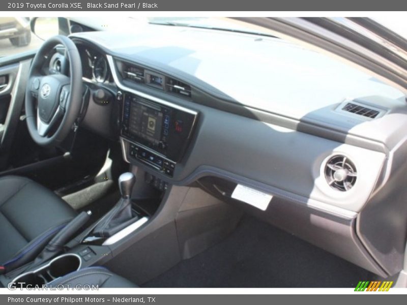 Black Sand Pearl / Black 2019 Toyota Corolla XSE