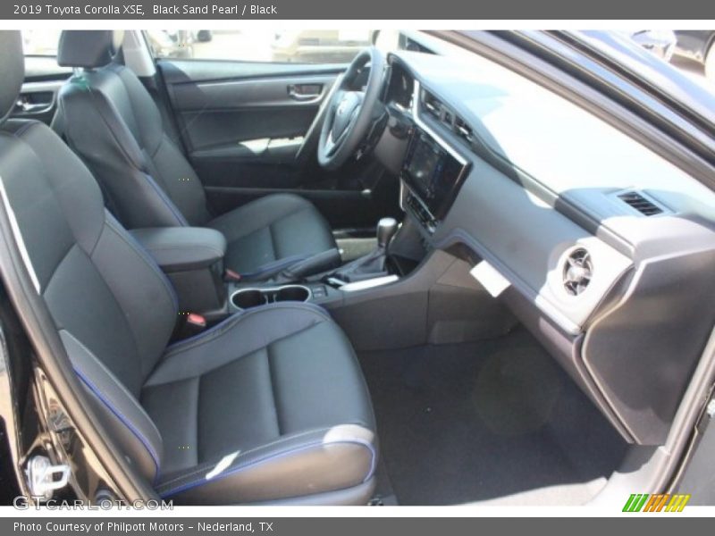 Black Sand Pearl / Black 2019 Toyota Corolla XSE