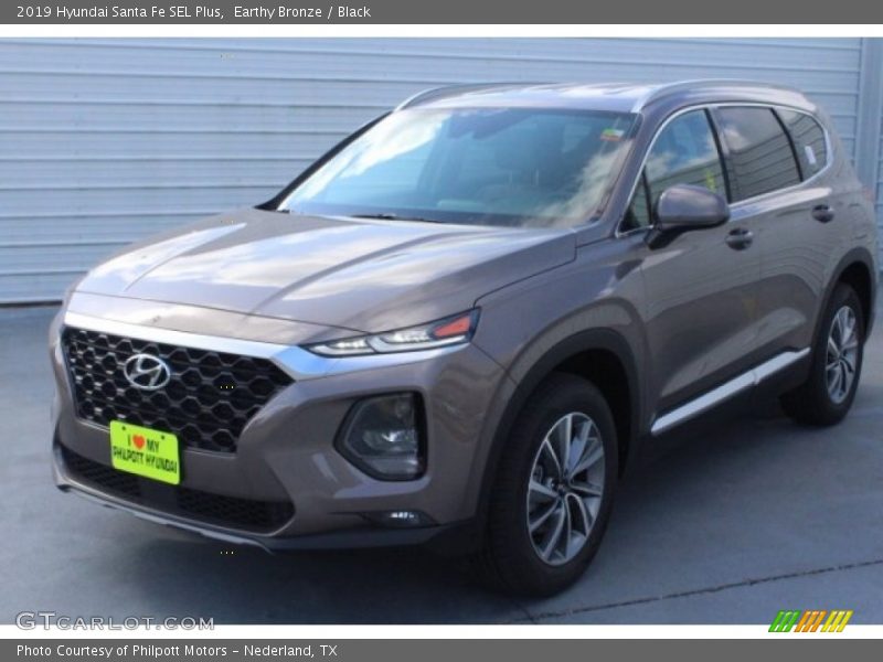 Earthy Bronze / Black 2019 Hyundai Santa Fe SEL Plus