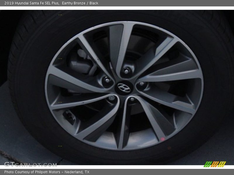 Earthy Bronze / Black 2019 Hyundai Santa Fe SEL Plus