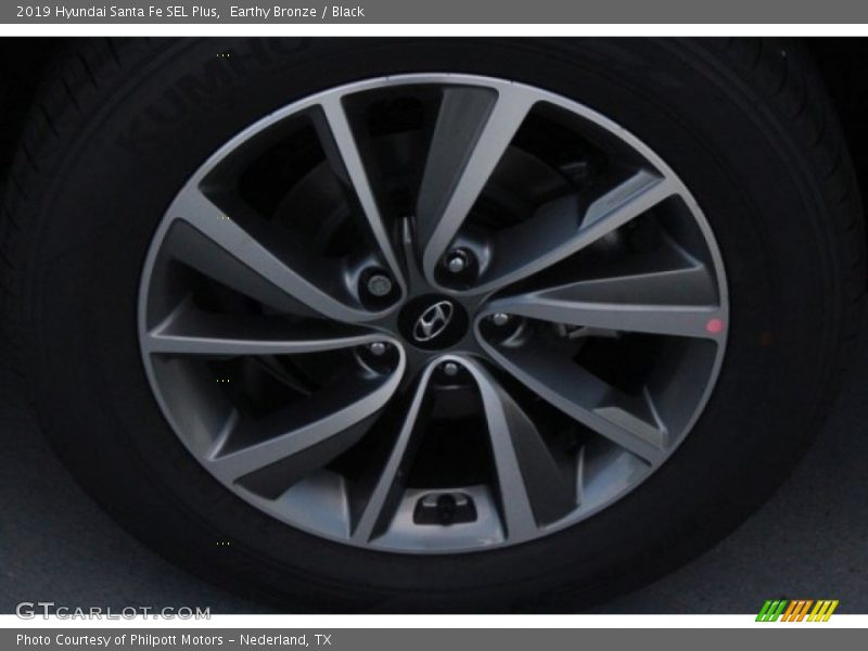Earthy Bronze / Black 2019 Hyundai Santa Fe SEL Plus