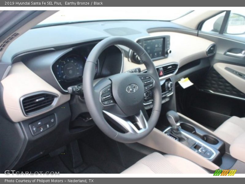 Earthy Bronze / Black 2019 Hyundai Santa Fe SEL Plus