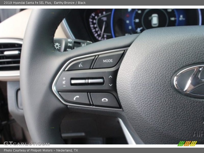 Earthy Bronze / Black 2019 Hyundai Santa Fe SEL Plus