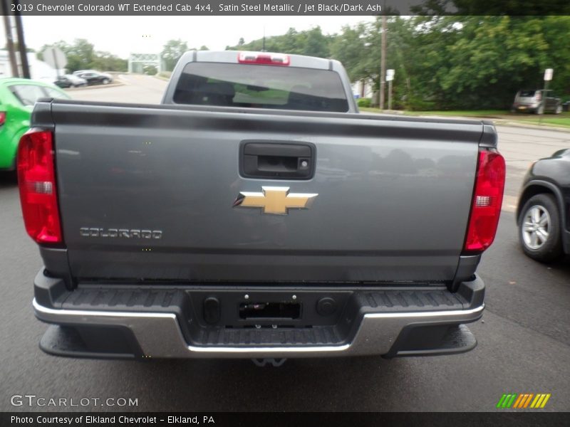 Satin Steel Metallic / Jet Black/Dark Ash 2019 Chevrolet Colorado WT Extended Cab 4x4