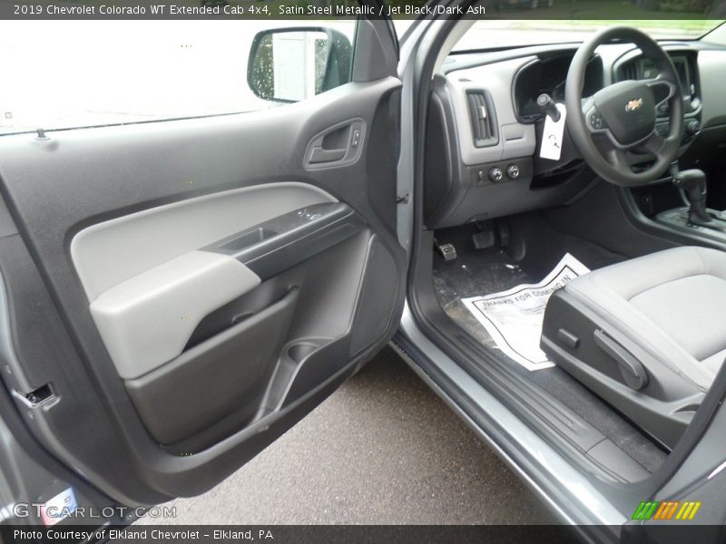 Satin Steel Metallic / Jet Black/Dark Ash 2019 Chevrolet Colorado WT Extended Cab 4x4