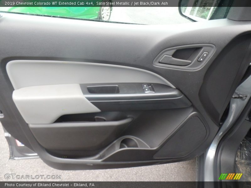 Satin Steel Metallic / Jet Black/Dark Ash 2019 Chevrolet Colorado WT Extended Cab 4x4