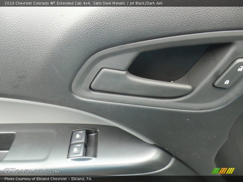 Satin Steel Metallic / Jet Black/Dark Ash 2019 Chevrolet Colorado WT Extended Cab 4x4