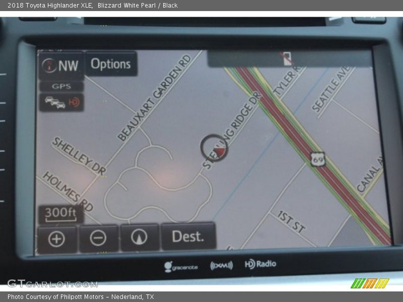 Blizzard White Pearl / Black 2018 Toyota Highlander XLE