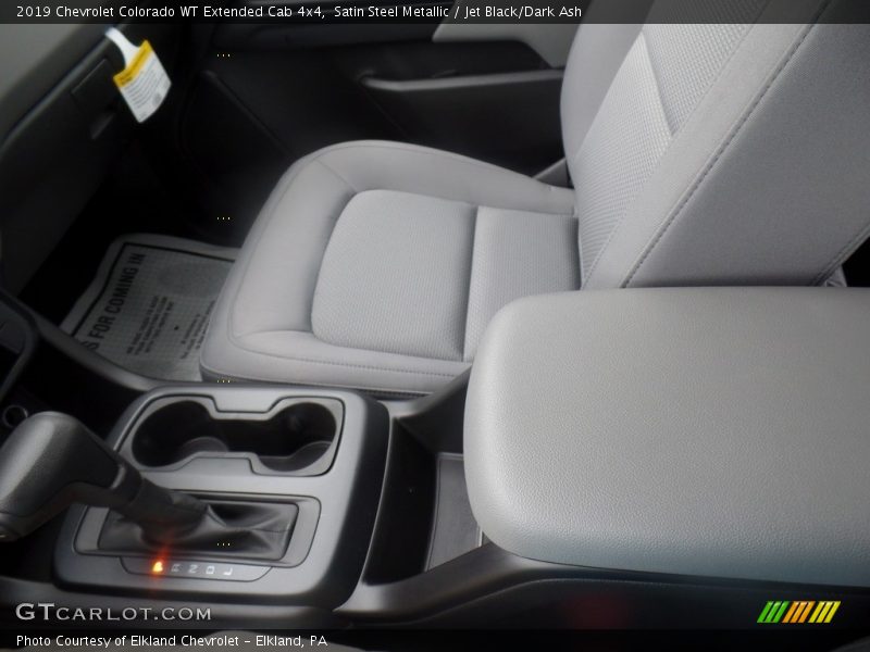 Satin Steel Metallic / Jet Black/Dark Ash 2019 Chevrolet Colorado WT Extended Cab 4x4