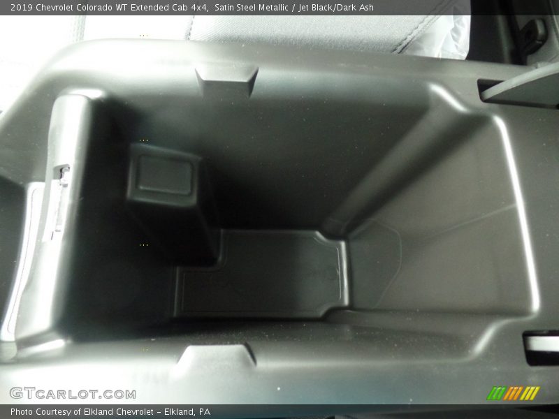 Satin Steel Metallic / Jet Black/Dark Ash 2019 Chevrolet Colorado WT Extended Cab 4x4