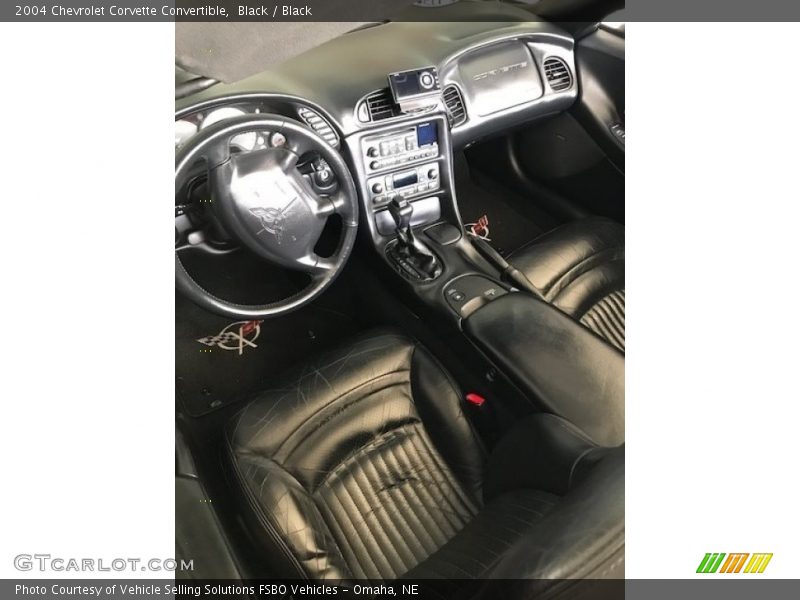 Black / Black 2004 Chevrolet Corvette Convertible